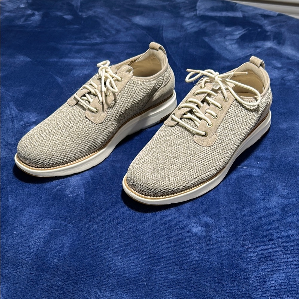 Cole Haan Light Tan Knit Sneakers